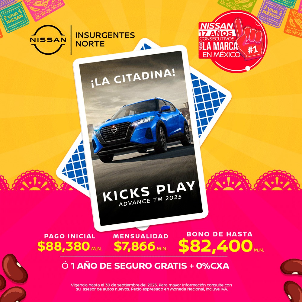 NISSAN KICKS PLAY ADVANCE TM 2025 